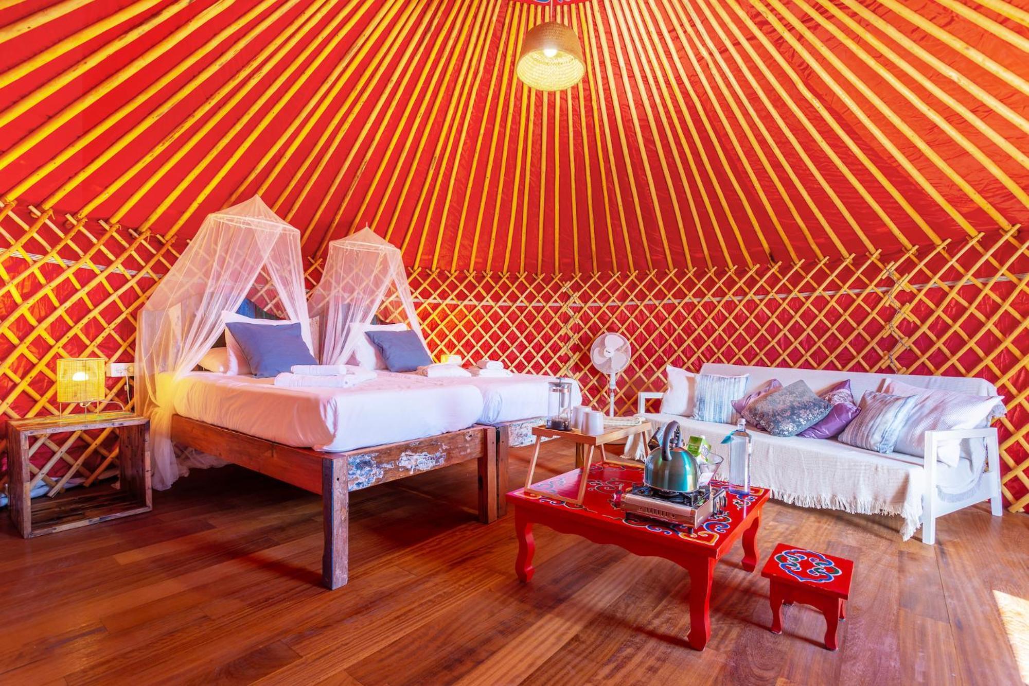 Finca De Arrieta Village - Yurts And Stone Cottages - Shared Pool - Walking Distance To Arrieta Beach - Eco Friendly Табайеско Экстерьер фото